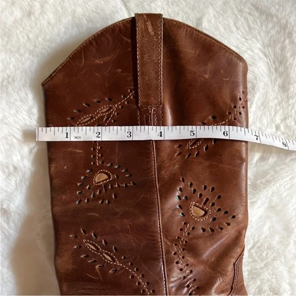 Naturalizer Phoenix Leather Western Cowboy/Cowgirl Boho Boots, 9 - Picture 11 of 13